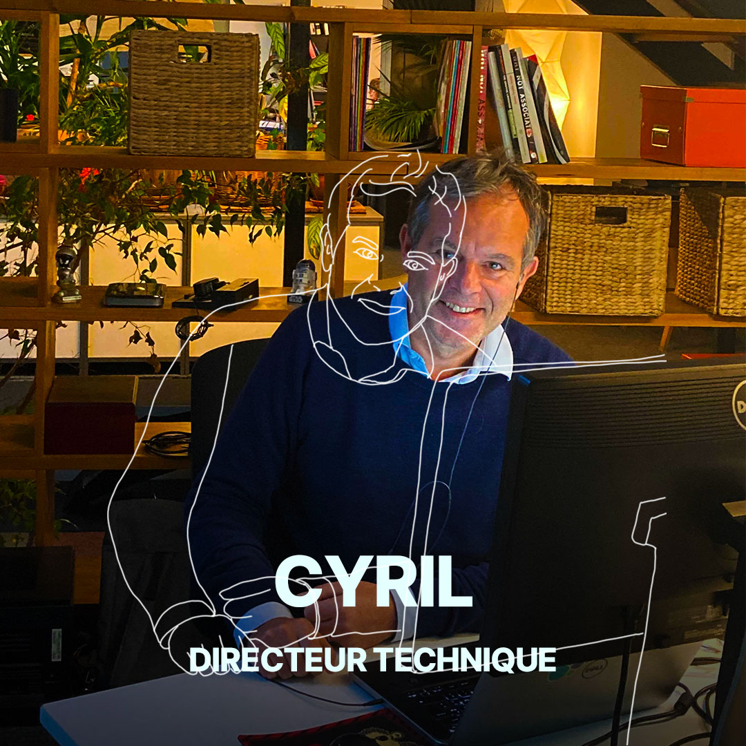 Cyril, directeur technique de l'agence Hippocampe